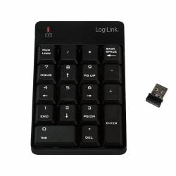 LogiLink ID0120 tastierino numerico Computer portatile RF Wireless Nero 