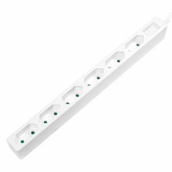 LogiLink Outlet Strip, 6 euro sockets, - white - Warranty: 48M
