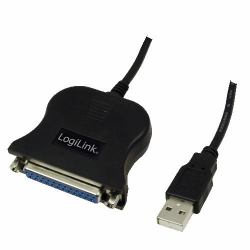 LogiLink UA0054A cavo parallelo Nero 1,8 m 