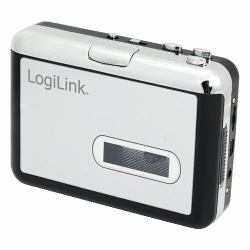 LogiLink UA0156 lettore e registratore cassette 1 console Nero, Argento 