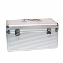 LogiLink UA0219 custodia per unità di archiviazione Suitcase case ABS sintetico Argento 
