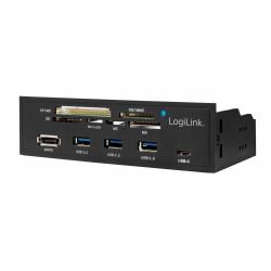 LogiLink UA0341 lettore di schede SATA Interno Nero 