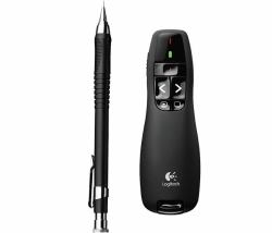 Logitech Wireless Presenter R400 puntatore wireless RF Nero 