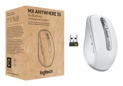 Logitech MX Anywhere 3S for Business mouse Ufficio Mano destra RF senza fili + Bluetooth Laser 8000 DPI 
