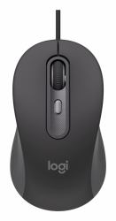 Logitech Signature Wired M520 for Business mouse Ufficio Ambidestro USB tipo-C Ottico 4000 DPI 