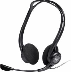 Logitech 981-000100 cuffia e auricolare Cablato A Padiglione Musica e Chiamate USB tipo A Nero 