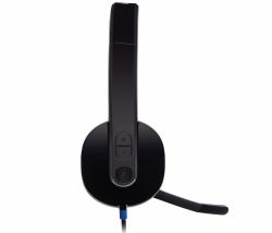 Logitech 981-000480 cuffia e auricolare Cablato A Padiglione Ufficio USB tipo A Nero 