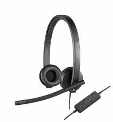 Logitech H570e Auricolare Cablato A Padiglione Ufficio USB tipo A Nero 