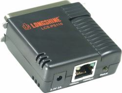 Longshine LCS-PS110-A server di stampa LAN Ethernet Nero 