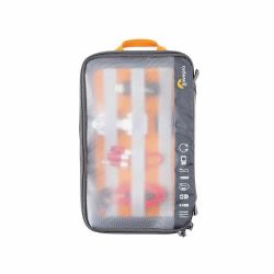 Lowepro GearUp Case Large Custodia a portafogli Nylon, Ripstop Grigio, Arancione 