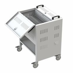 Loxit 7431 portable device management cart& cabinet Carrello per la gestione dei dispositivi portatili Bianco 