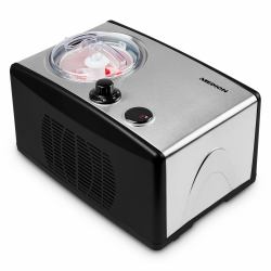 MEDION MD 18387 Gelatiera compressore 1,5 L 150 W Nero, Argento 