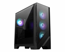 MSI MAG Forge 320R AIRFLOW Micro Tower Nero, Trasparente 
