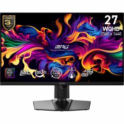 MSI MPG 271QR QD-OLED X50 Monitor PC 67,3 cm [26.5"] 2560 x 1440 Pixel Wide Quad HD Nero 