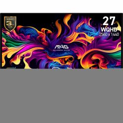 MSI MAG 274QP QD-OLED X24 Monitor PC 67,3 cm [26.5"] 2560 x 1440 Pixel Wide Quad HD Nero 