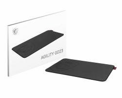 MSI AGILITY GD23 tappetino per mouse Tappetino per mouse per gioco da computer Nero 