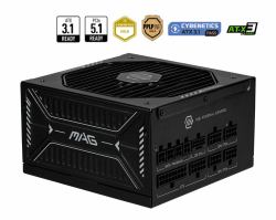 MSI MAG A850GLS PCIE5 alimentatore per computer 850 W 24-pin ATX ATX Nero 