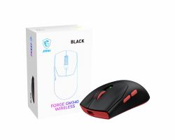 MSI Forge Gm340 Wireless Black mouse Gaming Ambidestro RF senza fili + Bluetooth Ottico 12000 DPI 
