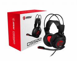 MSI DS502 GAMING HEADSET cuffia e auricolare Cablato A Padiglione Nero, Rosso 