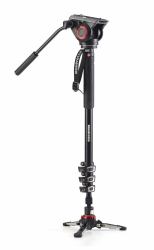 Manfrotto MVMXPRO500 monopiede per fotocamera 1/4, 3/8" Alluminio Nero 
