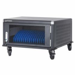 Manhattan 181129 portable device management cart& cabinet Carrello per la gestione dei dispositivi portatili Nero 