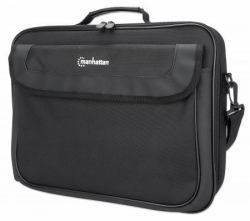Manhattan 439947 borsa per laptop 39,6 cm [15.6"] Borsa da corriere Nero 