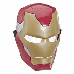 Marvel Avengers Maschera Flip FX di Iron Man, con effetti luminosi, replica per giochi d'imitazione 