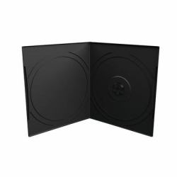 MediaRange BOX10 custodia CD/DVD Scatola con DVD 1 dischi Nero 