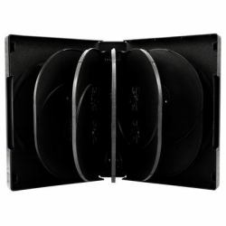 MediaRange BOX18 custodia CD/DVD Scatola con DVD 12 dischi Nero 