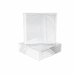 MediaRange BOX24 custodia CD/DVD Custodia Jewel 1 dischi Trasparente 