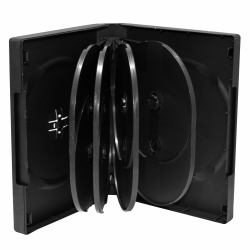 MediaRange BOX35-10 custodia CD/DVD Scatola con DVD 10 dischi Nero 