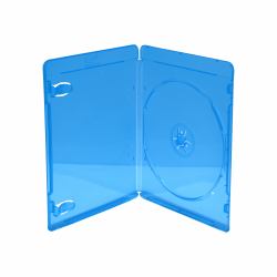 MediaRange BOX39-50 custodia CD/DVD Custodia Blu-ray 1 dischi Blu, Trasparente 