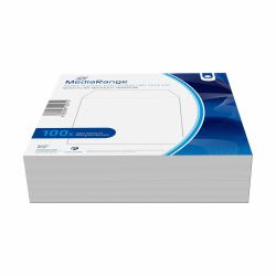 MediaRange BOX66 custodia CD/DVD Custodia a tasca 1 dischi Bianco 