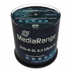 MediaRange MR470 DVD vergine 8,5 GB DVD+R DL 100 pz 