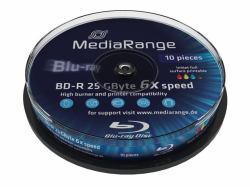 MediaRange MR500 disco vergine Blu-Ray BD-R 25 GB 10 pz 