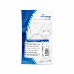 MediaRange MRCS181 cavo per cellulare Bianco 1 m USB A Apple 30-pin 