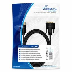 MediaRange MRCS185 cavo di segnale 2 m Nero 
