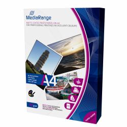 MediaRange MRINK106 carta fotografica A4 Bianco Opaco 
