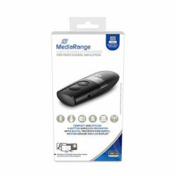 MediaRange MROS222 puntatore wireless RF Nero, Argento 