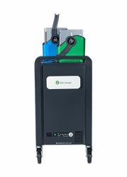 Menatwork LocknCharge Carrier 20 Carrello per la gestione dei dispositivi portatili Nero, Blu, Verde, Metallico 