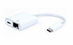 Mercodan 866070 replicatore di porte e docking station per laptop USB 3.2 Gen 1 [3.1 Gen 1] Type-C Bianco 