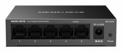 Mercusys MS105GS switch di rete Non gestito Gigabit Ethernet [10/100/1000] Nero 