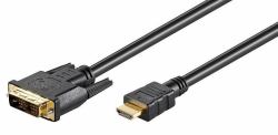 Microconnect HDM191812 cavo e adattatore video 2 m HDMI tipo A [Standard] DVI-D Nero 