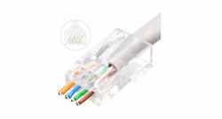 Microconnect KON505-50EZ cavo di collegamento RJ-45 Trasparente 