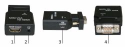Microconnect MC-CONMVGAHM convertitore video 