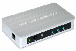 Microconnect MC-HMSW301B conmutador de vídeo HDMI 