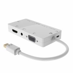 Microconnect MDPDVIHDMIVGAAA replicatore di porte e docking station per laptop Mini DisplayPort Bianco 