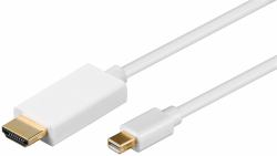 Microconnect MDPHDMI2 cavo e adattatore video 1,8 m Mini DisplayPort HDMI Bianco 
