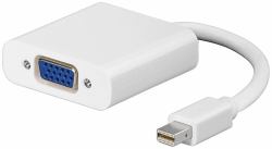 Microconnect MDPVGA cavo e adattatore video 0,15 m Mini DisplayPort VGA [D-Sub] Bianco 