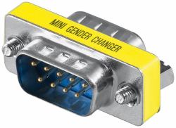 Microconnect MOD99 adattatore per inversione del genere dei cavi DB9 Blu 